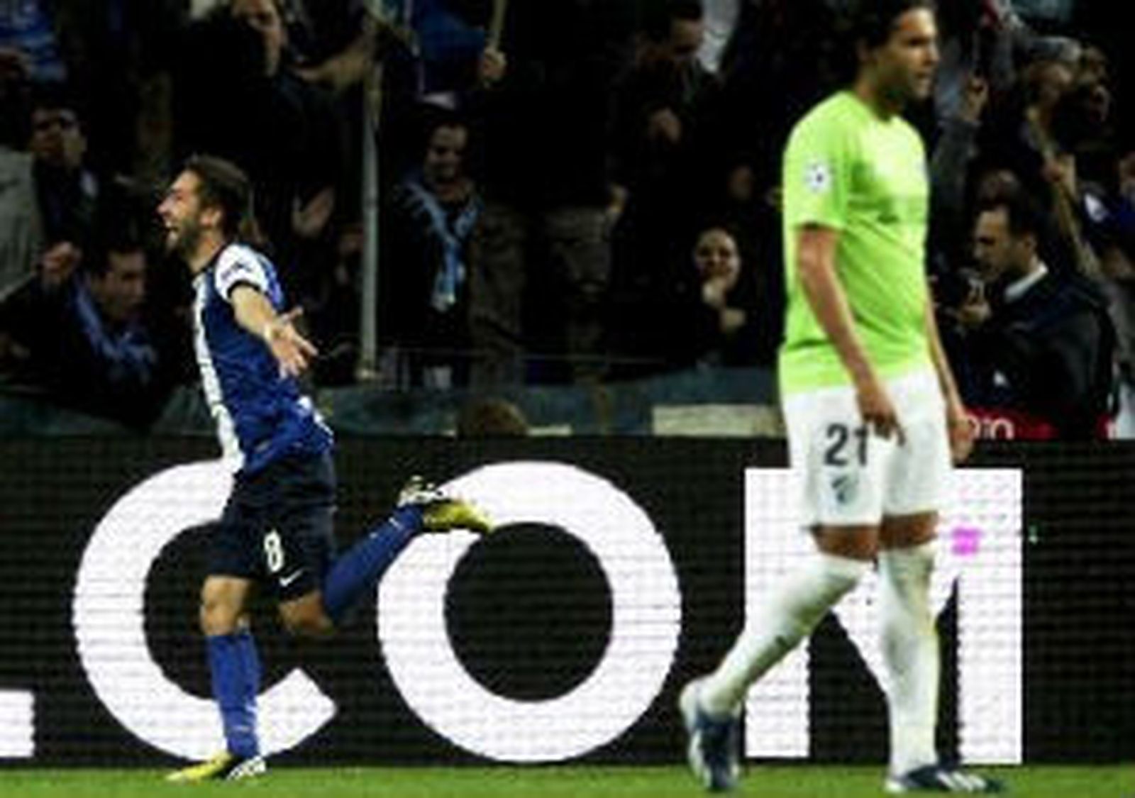 El Málaga ante el Oporto