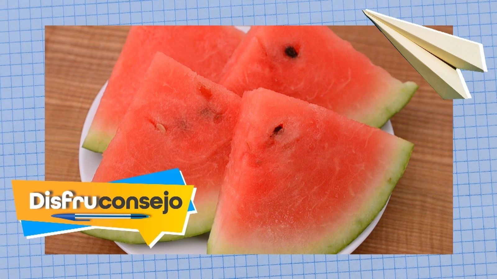 Sigue estos pasos para conseguir una sandía dulce