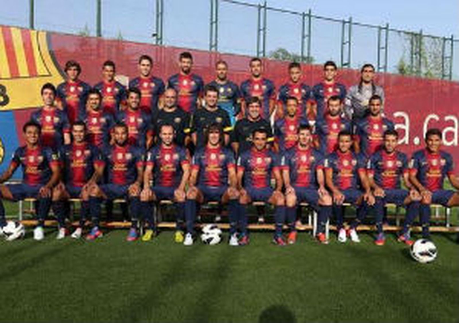 La plantilla del FC Barcelona 2012-2013