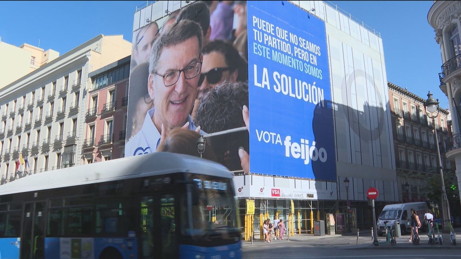 La 'guerra de las lonas' irrumpe en la campaña electoral