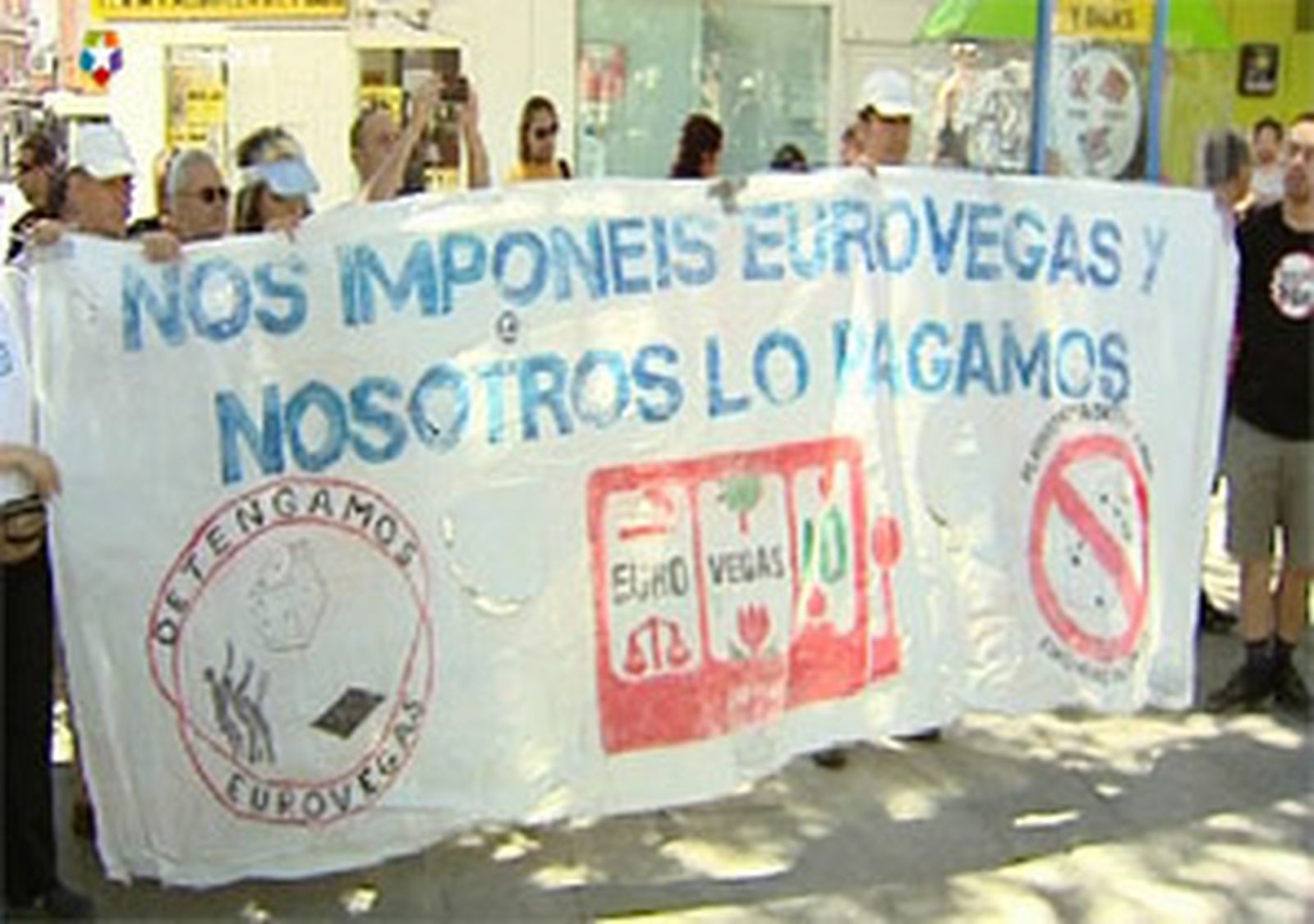 Protestan contra Eurovegas