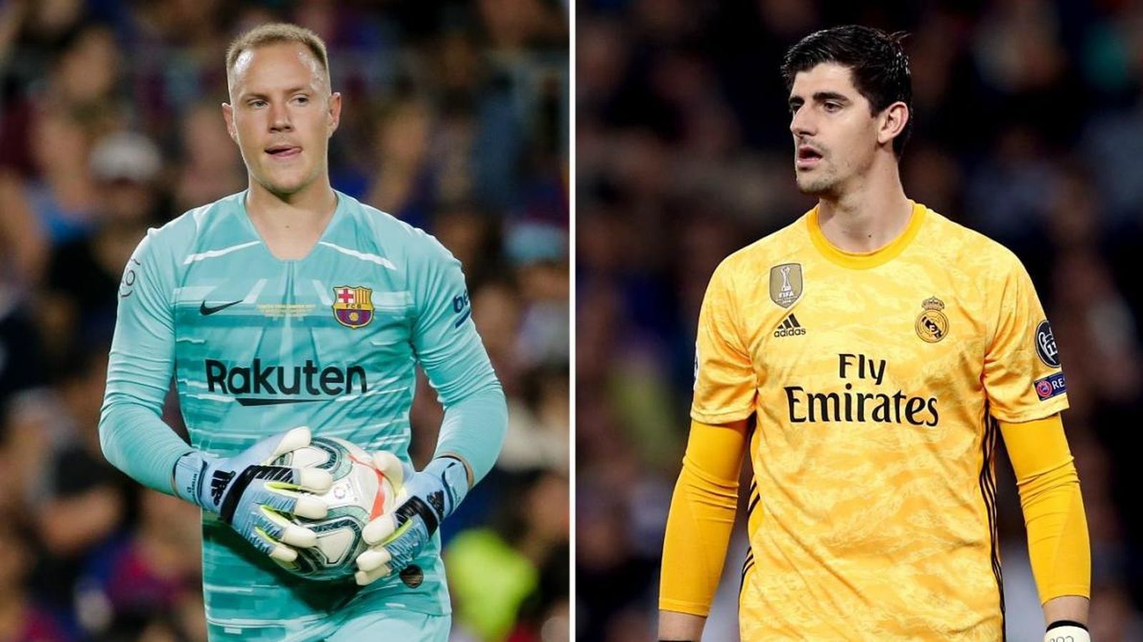 Ter Stegen y Courtois