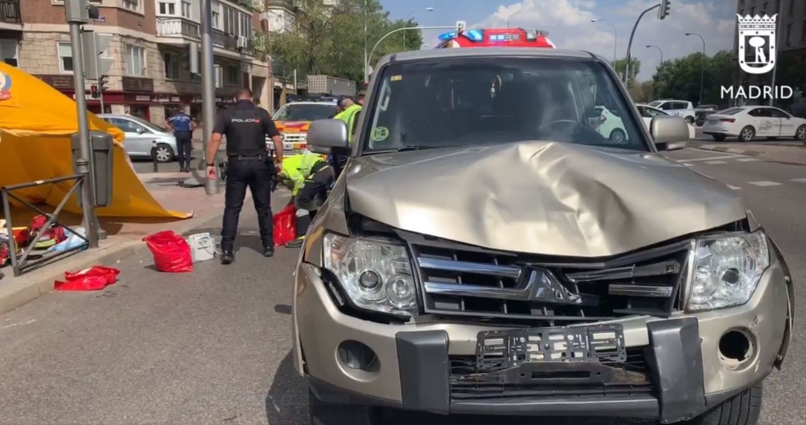 Accidente en Avenida de América