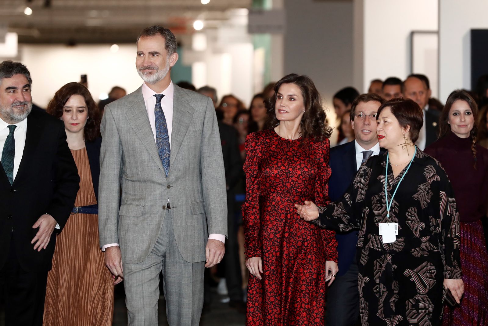 Los reyes inauguran oficialmente la feria de ARCO, marcada por el coronavirus