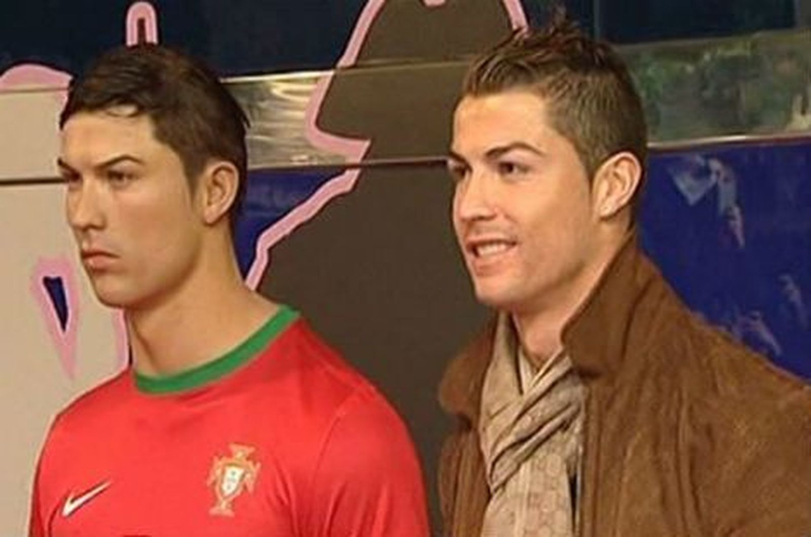 Ronaldo, estrella de cera