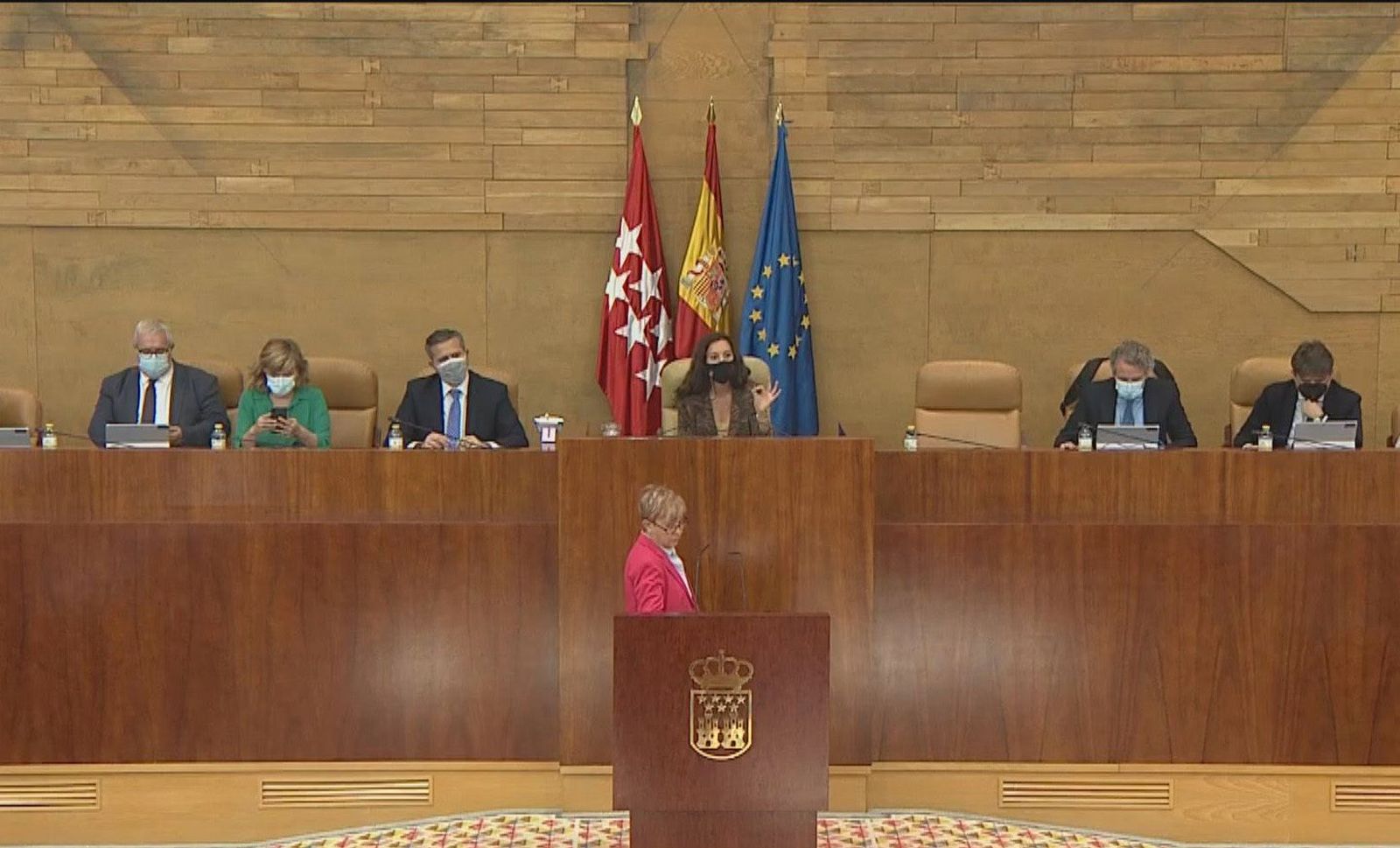 Los grupos de la izquierda presentan la petición de reprobación de la presidenta de la Asamblea de Madrid