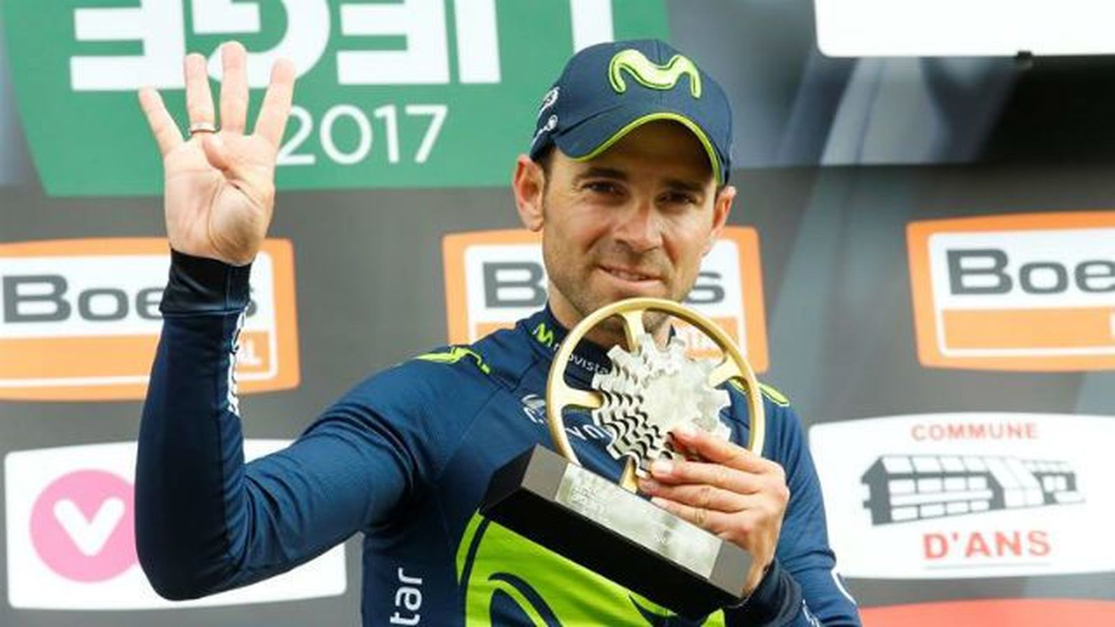 Valverde logra su cuarta Lieja Bastoña Lieja