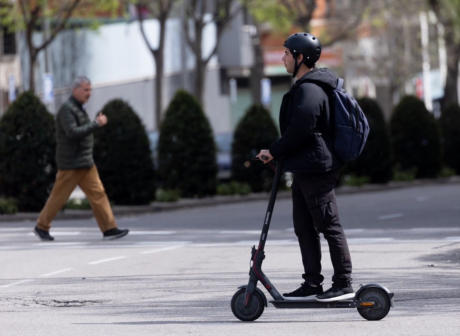 Usuario de patinete eléctrico