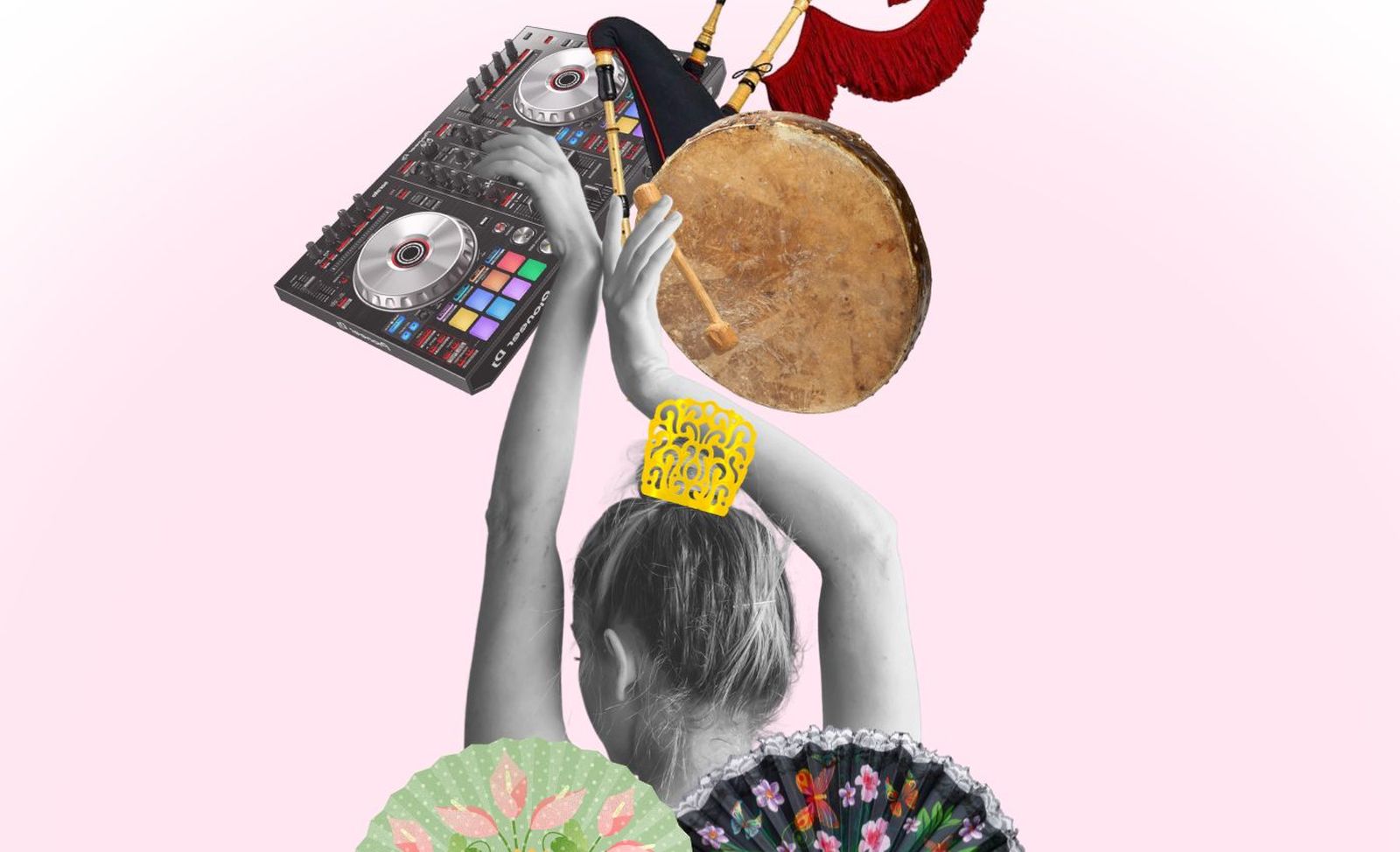 Cartel del festival 'Folkloricas' que se celebra en San Sebastián de los Reyes