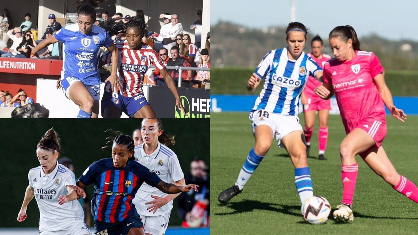 Madrid CFF, Real Madrid y Atlético de Madrid