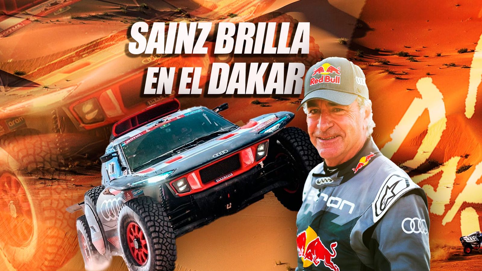 Carlos Sainz se exhibe en el primer día de la etapa reina del Dakar