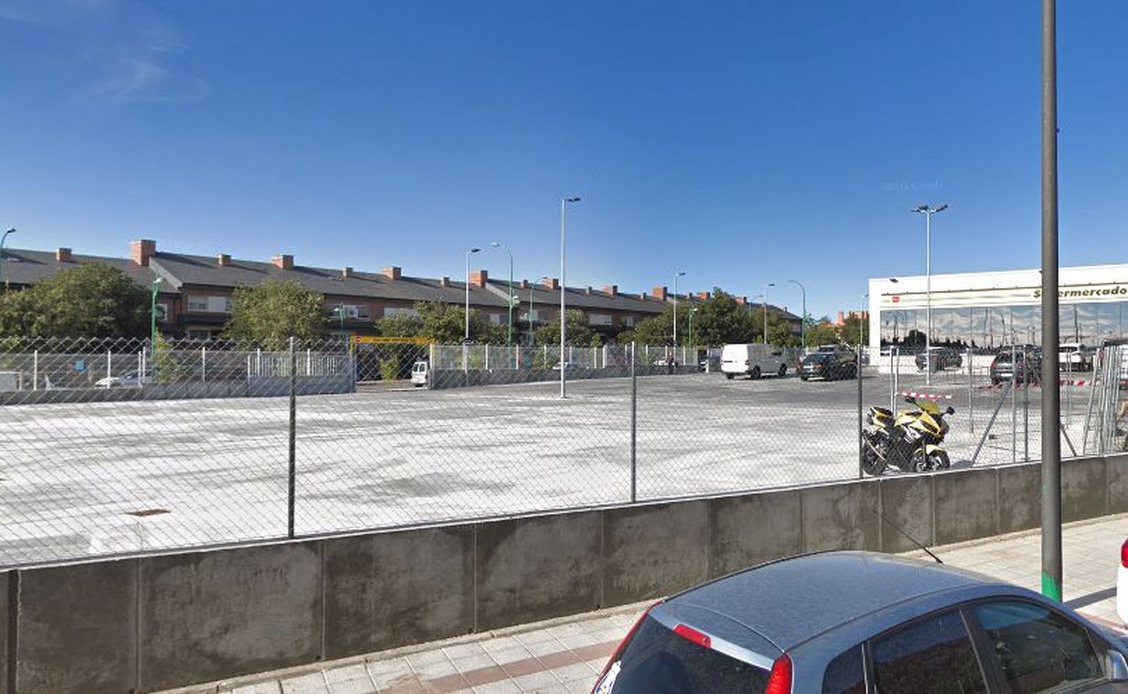 Terrenos en los que estaba prevista la construcción de la gasolinera