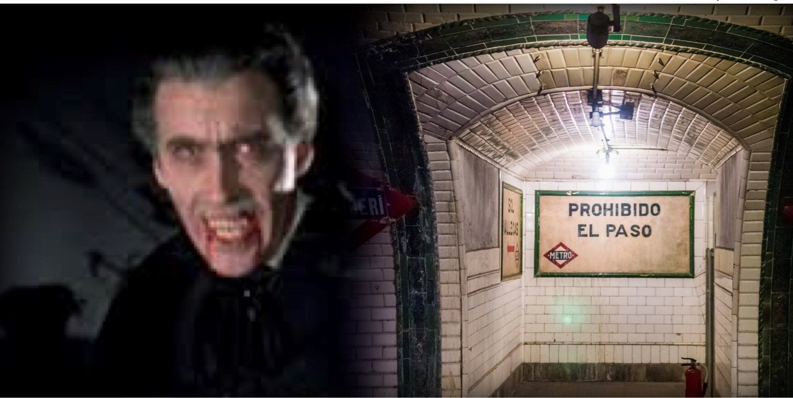 Drácula en el Metro de Chamberí
