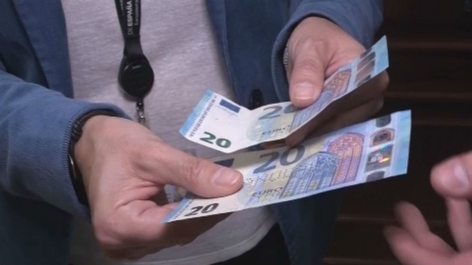 Billete falso vs verdadero