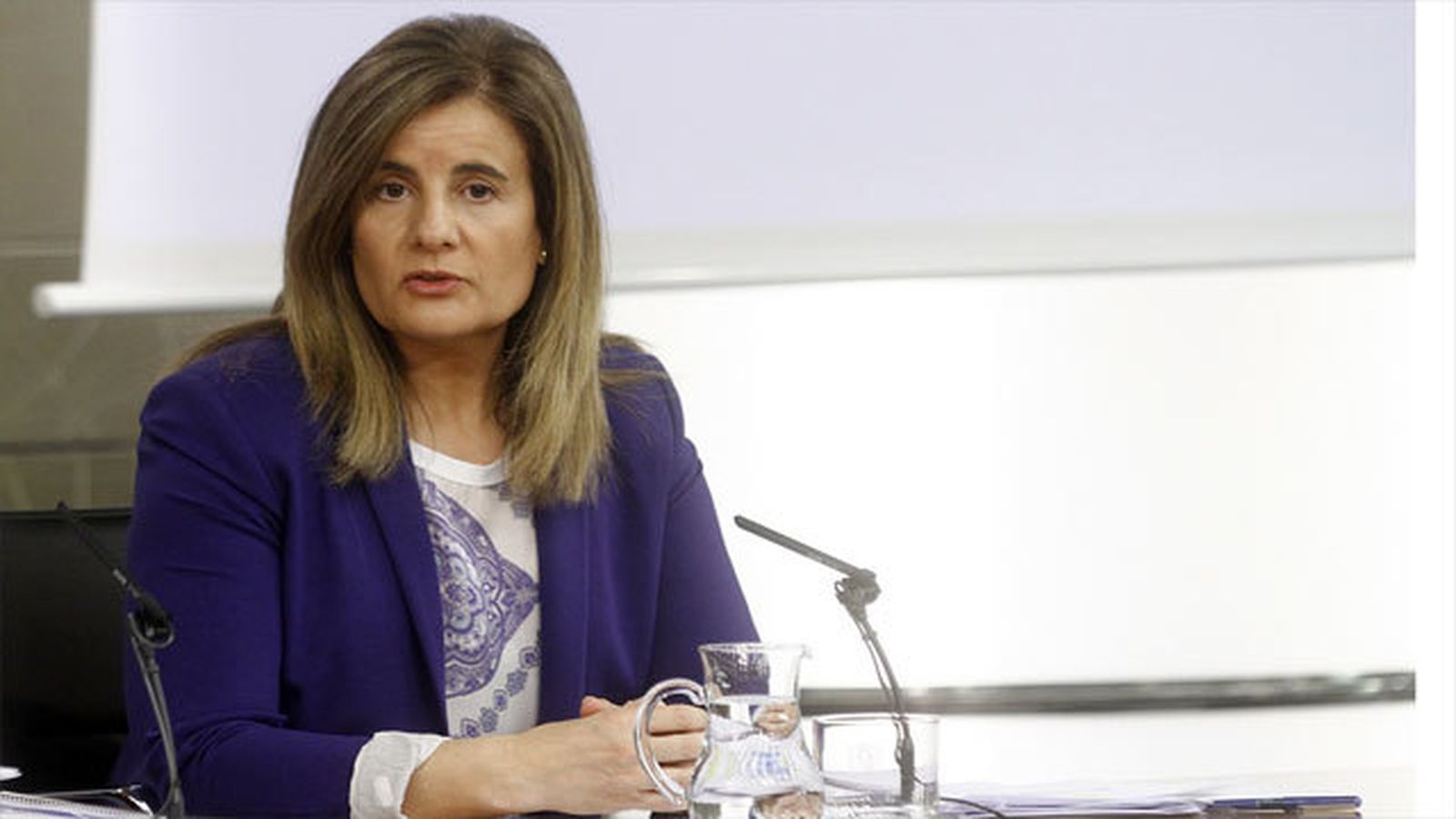 La ministra de Empleo y Seguridad Social, Fátima Báñez