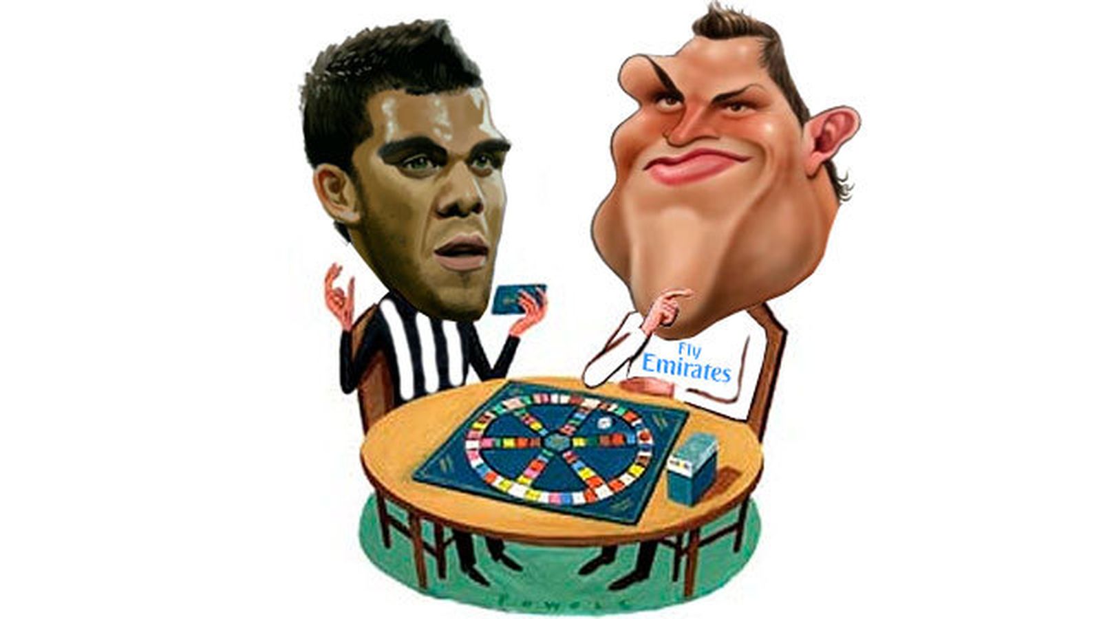 El trivial del Madrid - Juve