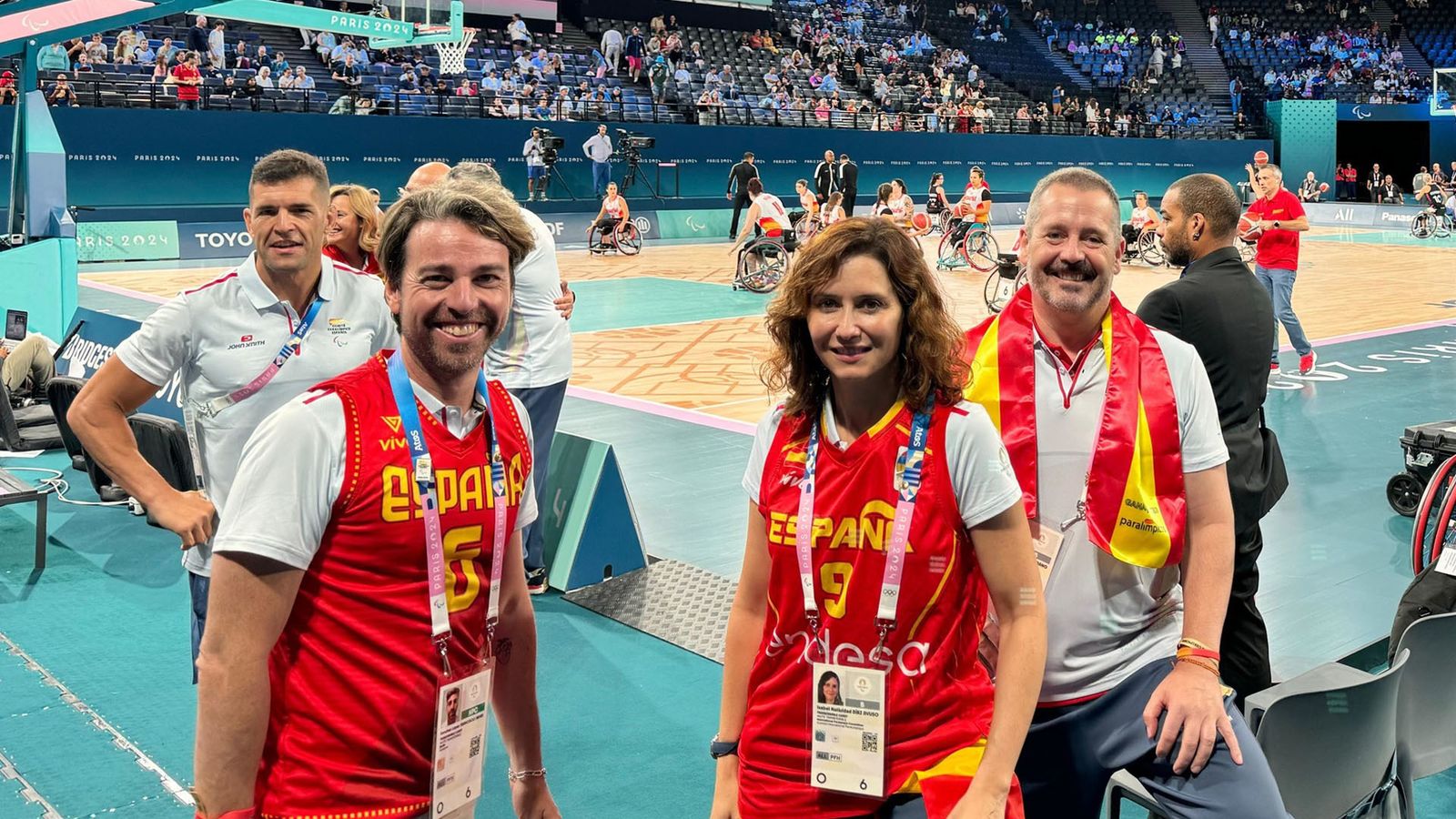 Isabel Díaz Ayuso en los Juegos Paralímpicos