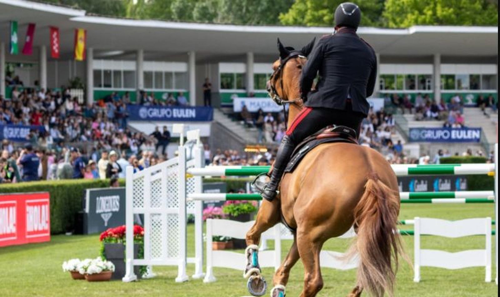 Los mejores jinetes de salto se exhiben en el Global Champions Tour Madrid