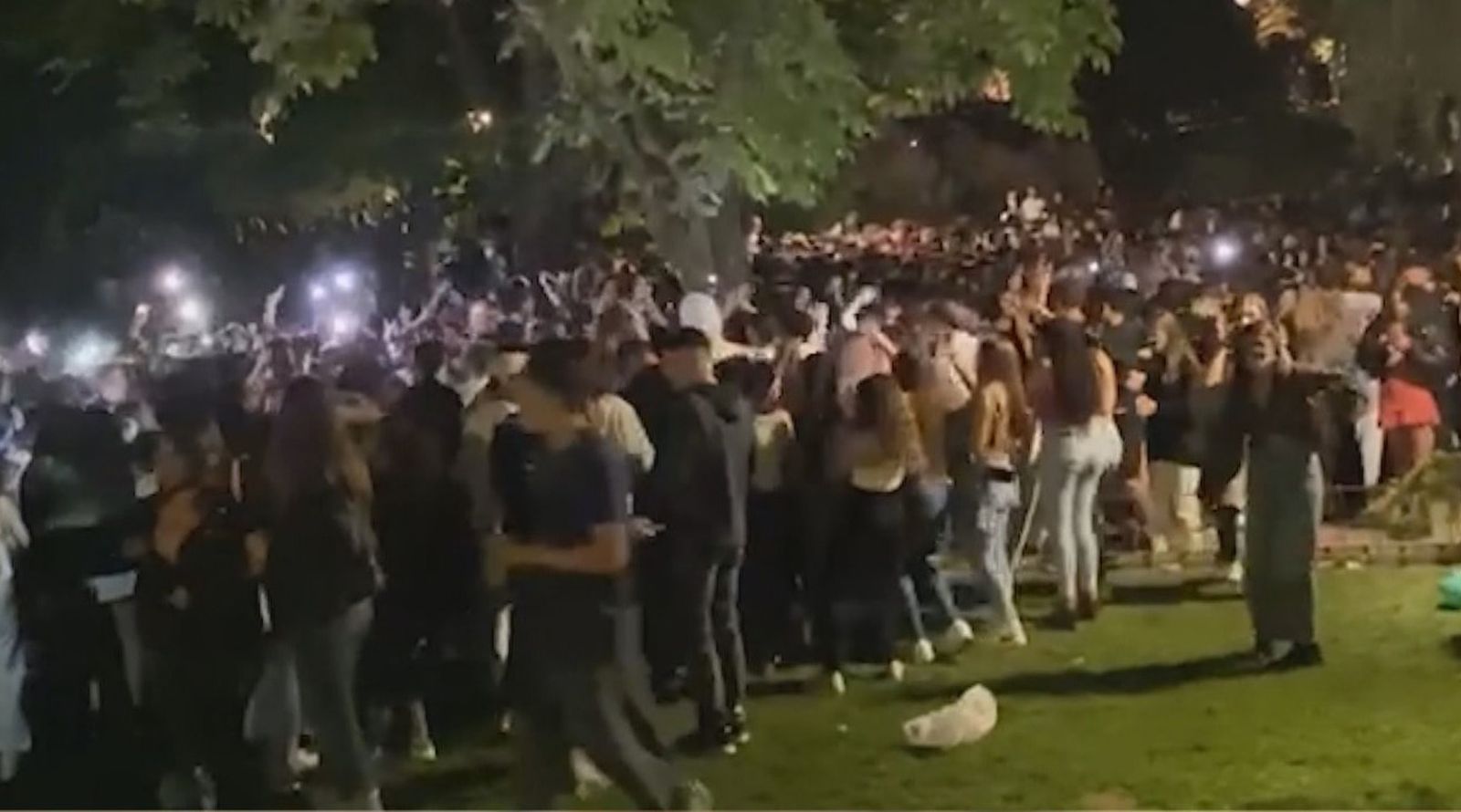 Botellón en Madrid