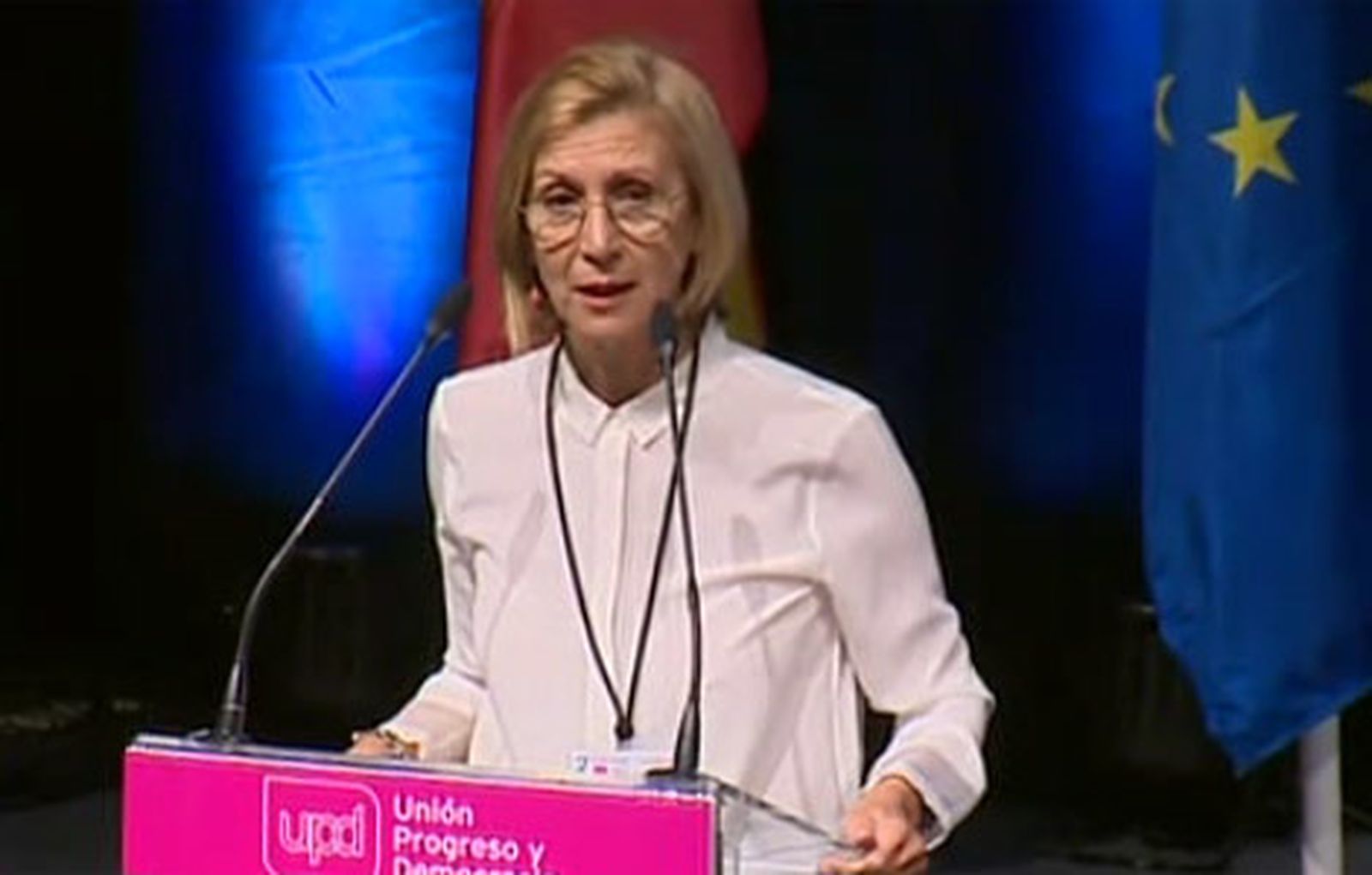 Rosa Díez advierte de que no aceptará chantajes ni a España ni a UPyD