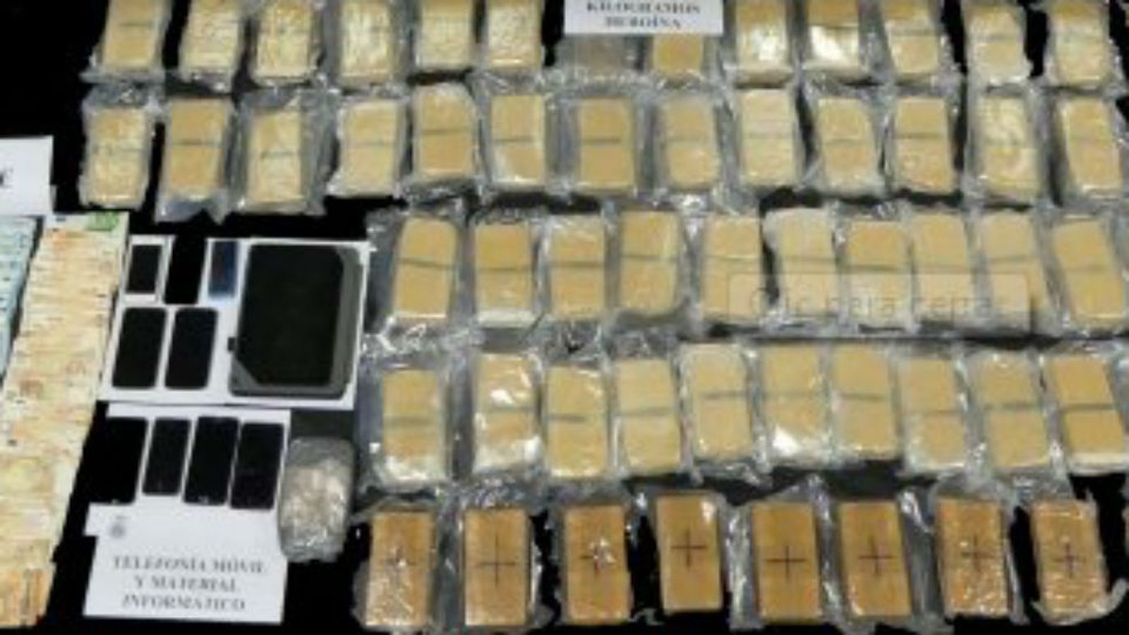 Cocaína incautada