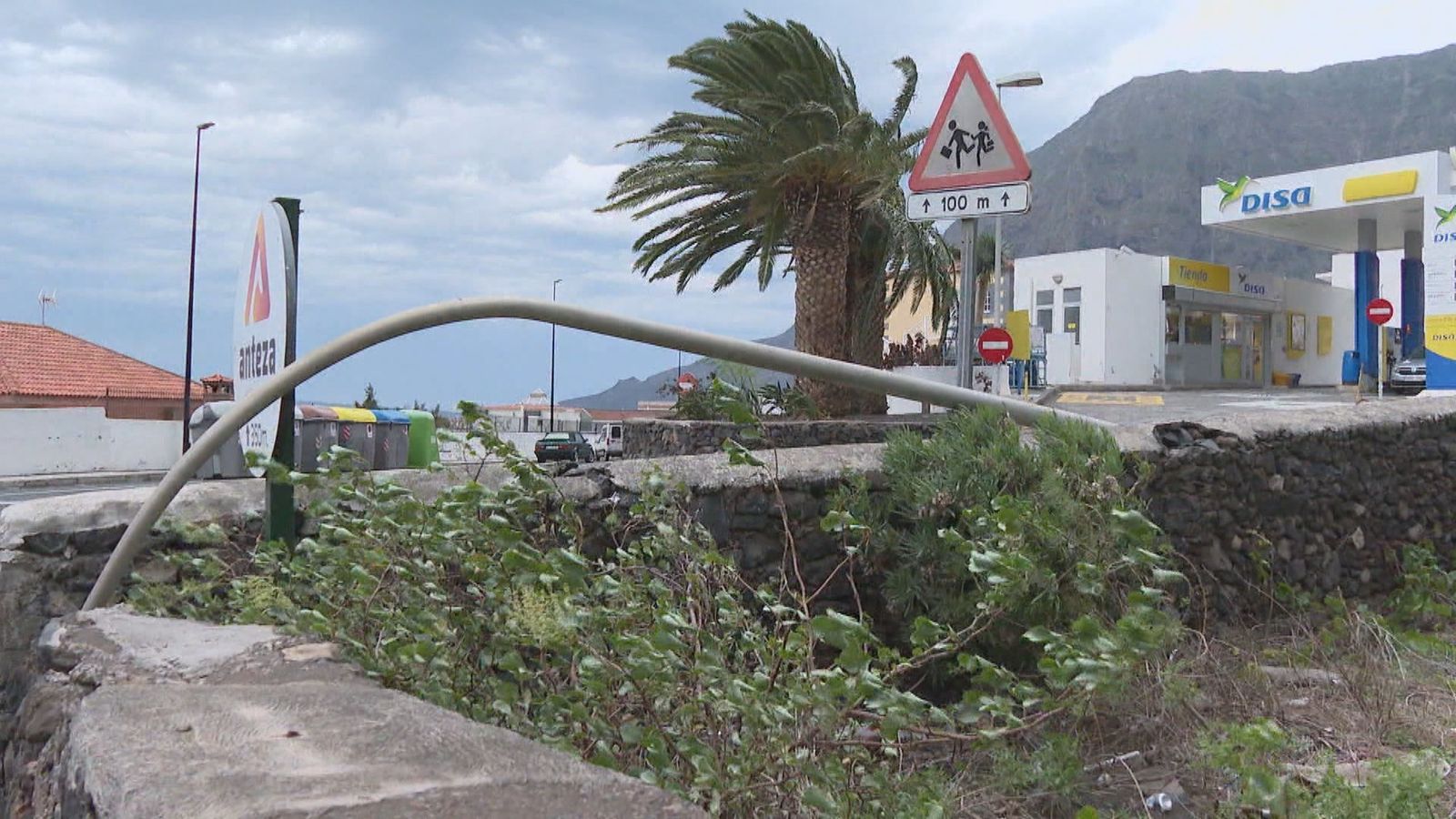 Temporal de viento en Canarias