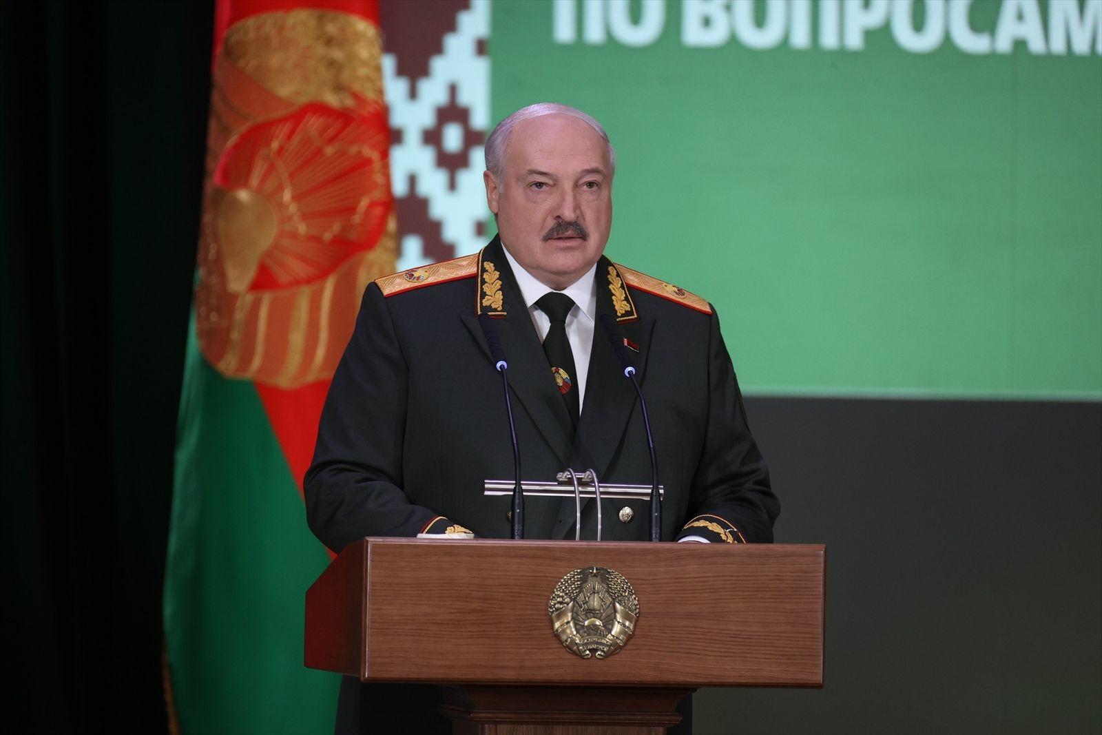 El presidente de Bielorrusia, Alexander Lukashenko,