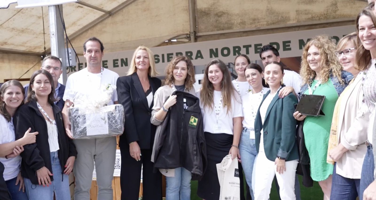 Ayuso apoya en Venturada la Feria de la Sierra Norte