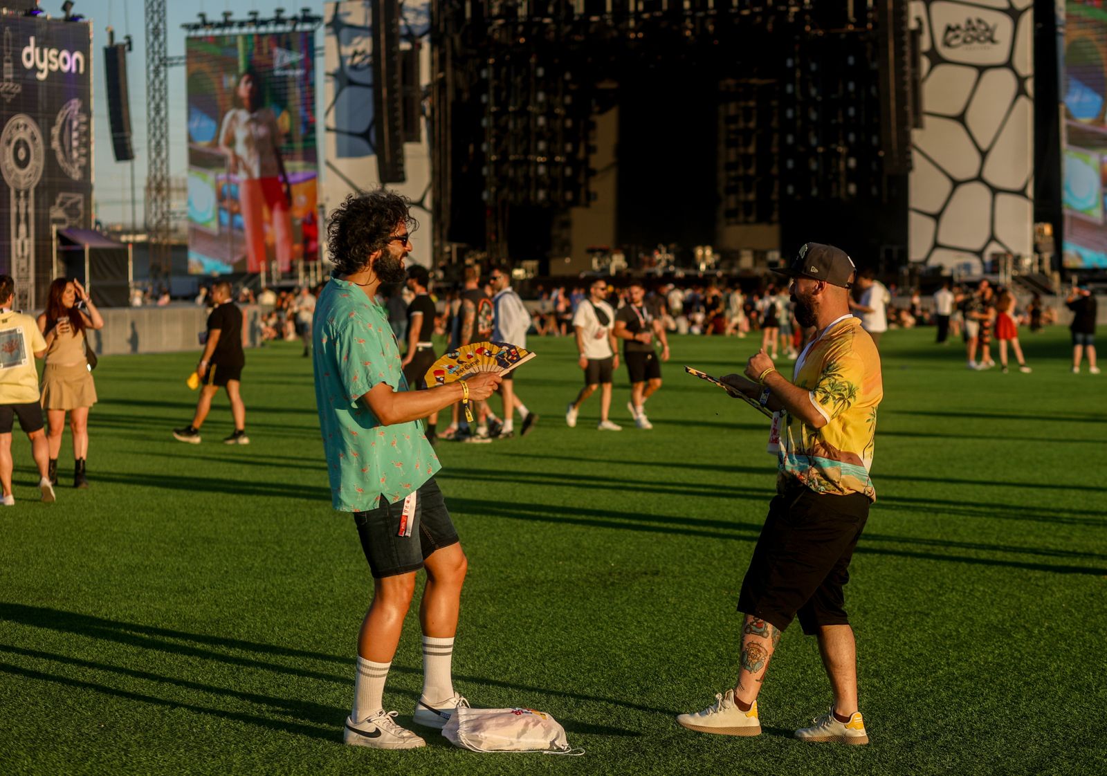 Gente en uno de los festivales de este verano en Madrid