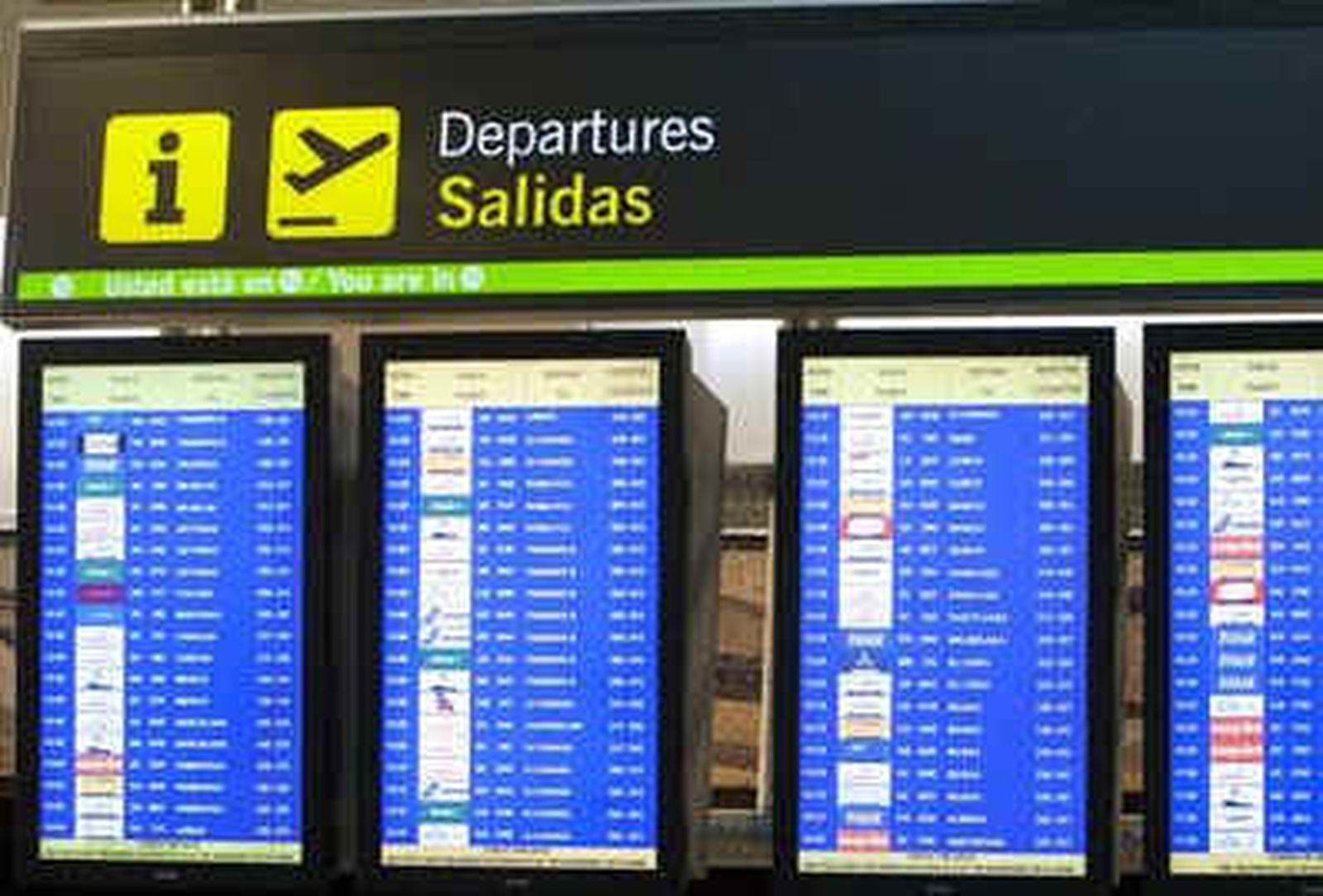 Más de 6.200 vuelos en Barajas en cuatro días