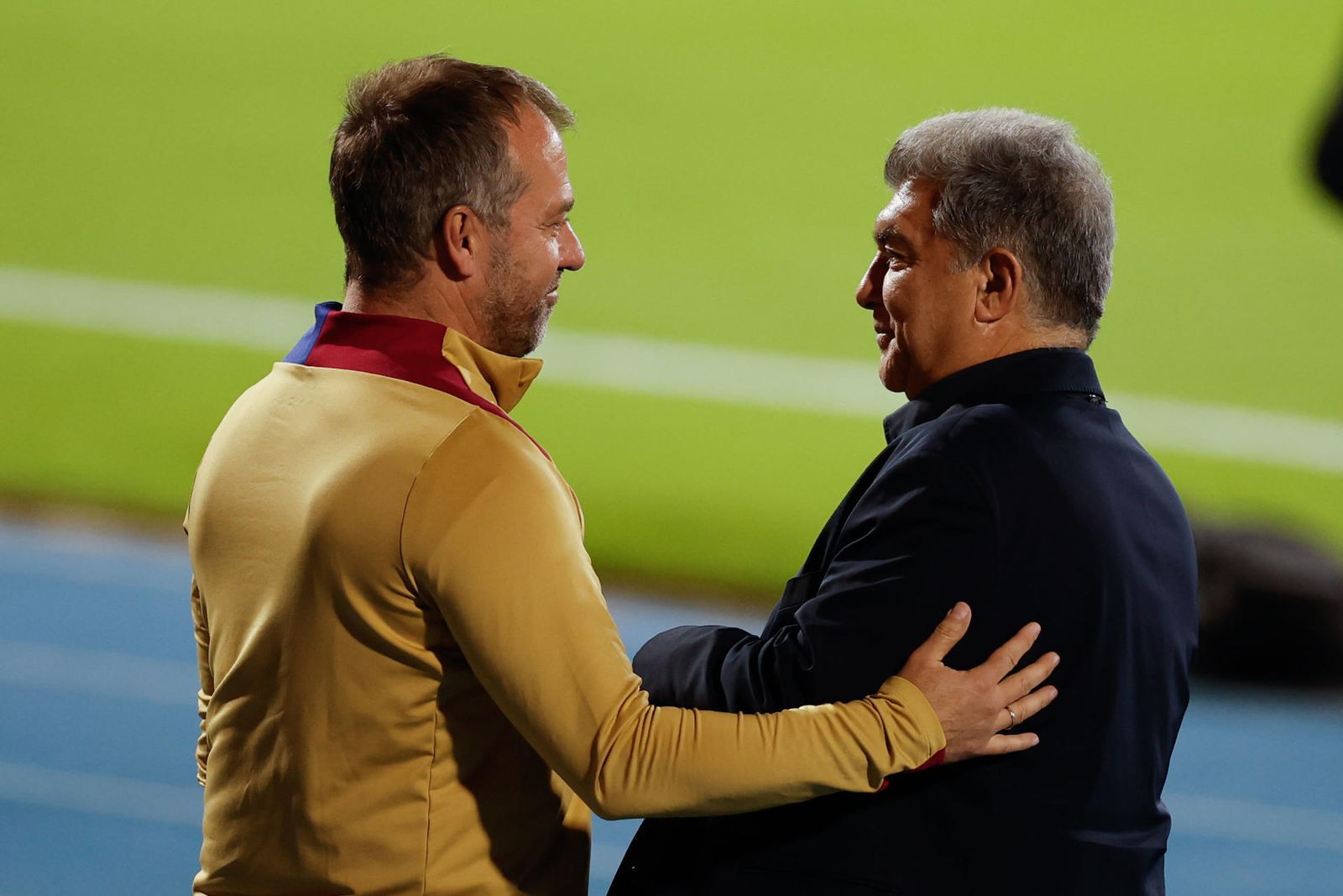 Flick y Laporta