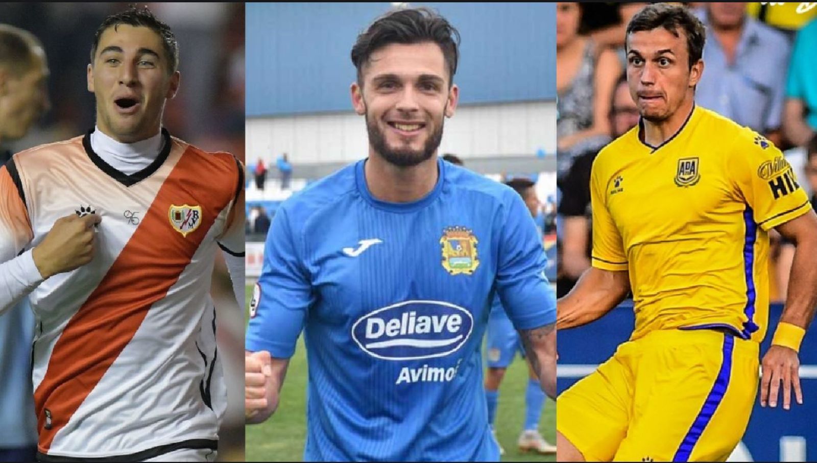 Rayo Vallecano, CF Fuenlabrada y AD Alcorcón