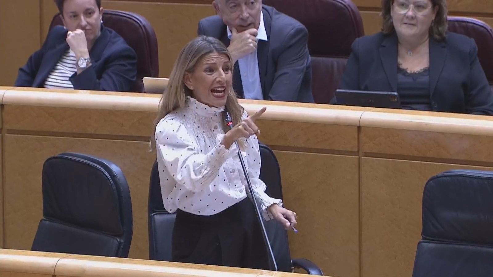 Yolanda Díaz: "Queda gobierno de corrupción para rato"