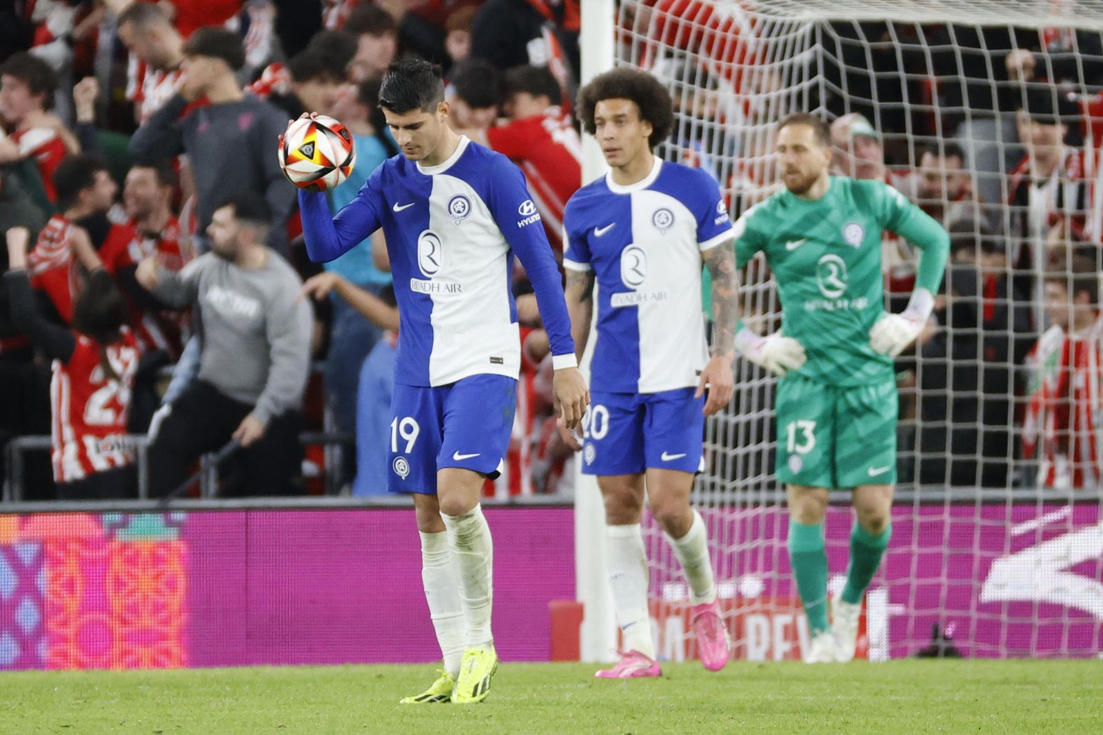 Morata, Witsel y Oblak