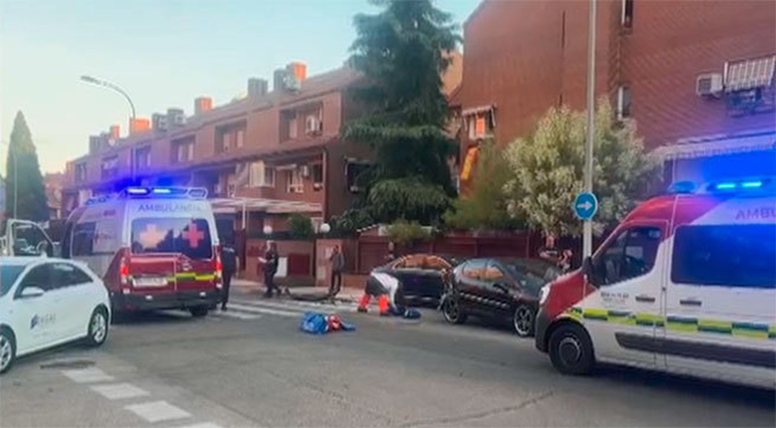 Atropello de escolares en Alcorcón