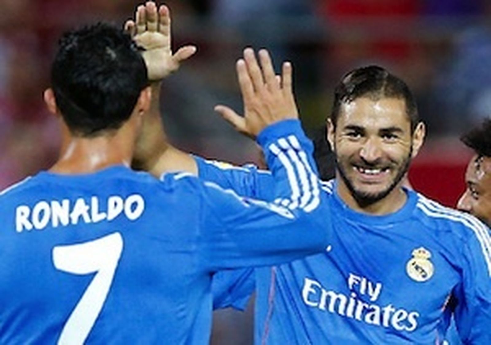 Benzema y Cristiano Ronaldo