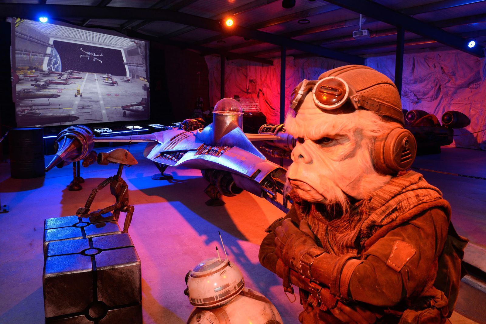 Una de las estancias de Puerto Espacial, una recreación del universo de Star Wars en la localidad vallisoletana de Valoria la Buena