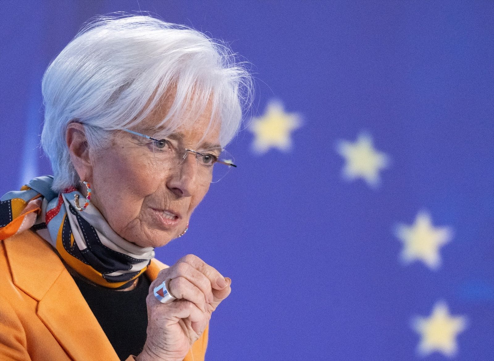 La presidenta del Banco Central Europeo, Christine Lagarde
