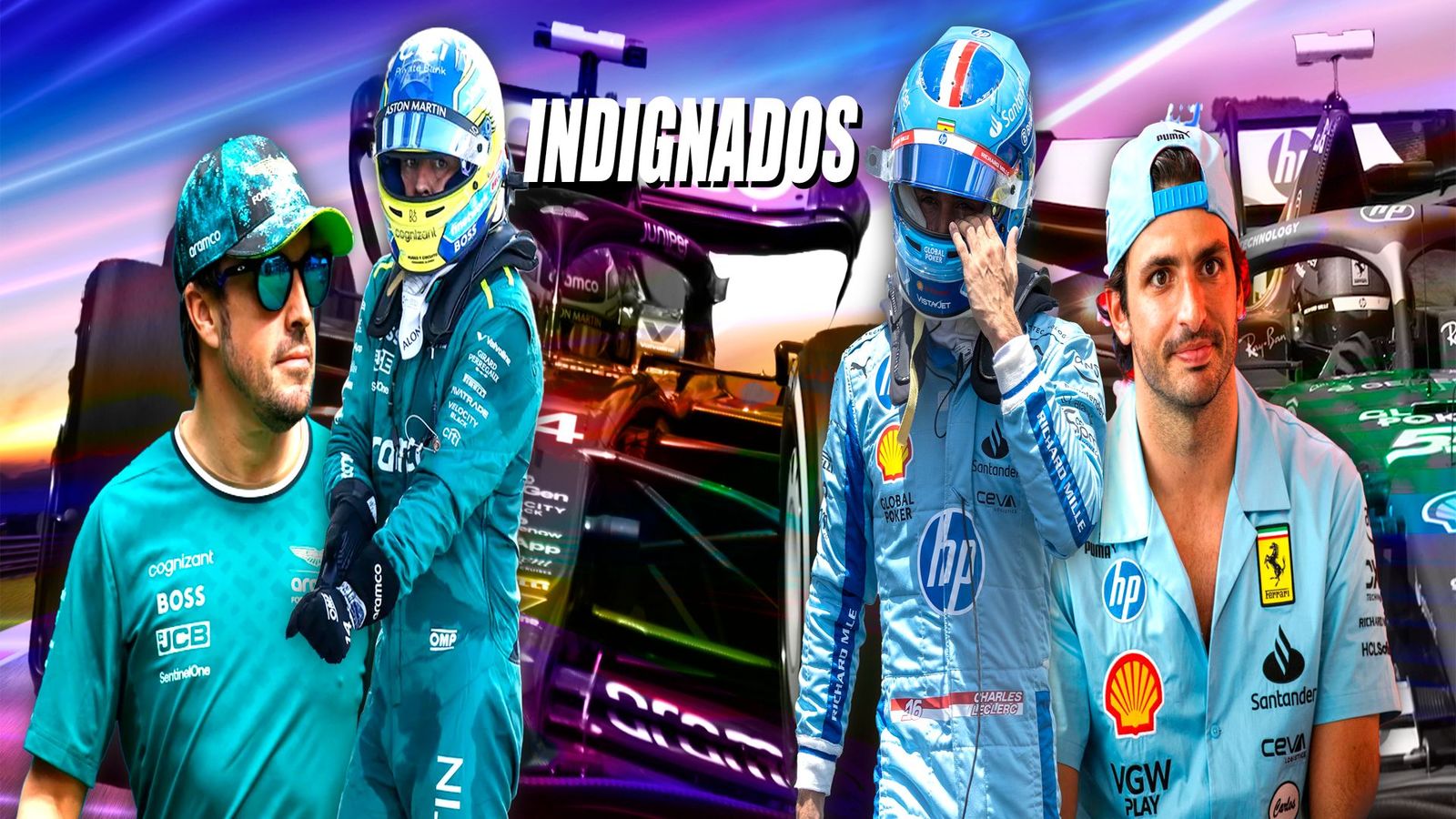 El doble rasero de la FIA con Sainz y Alonso