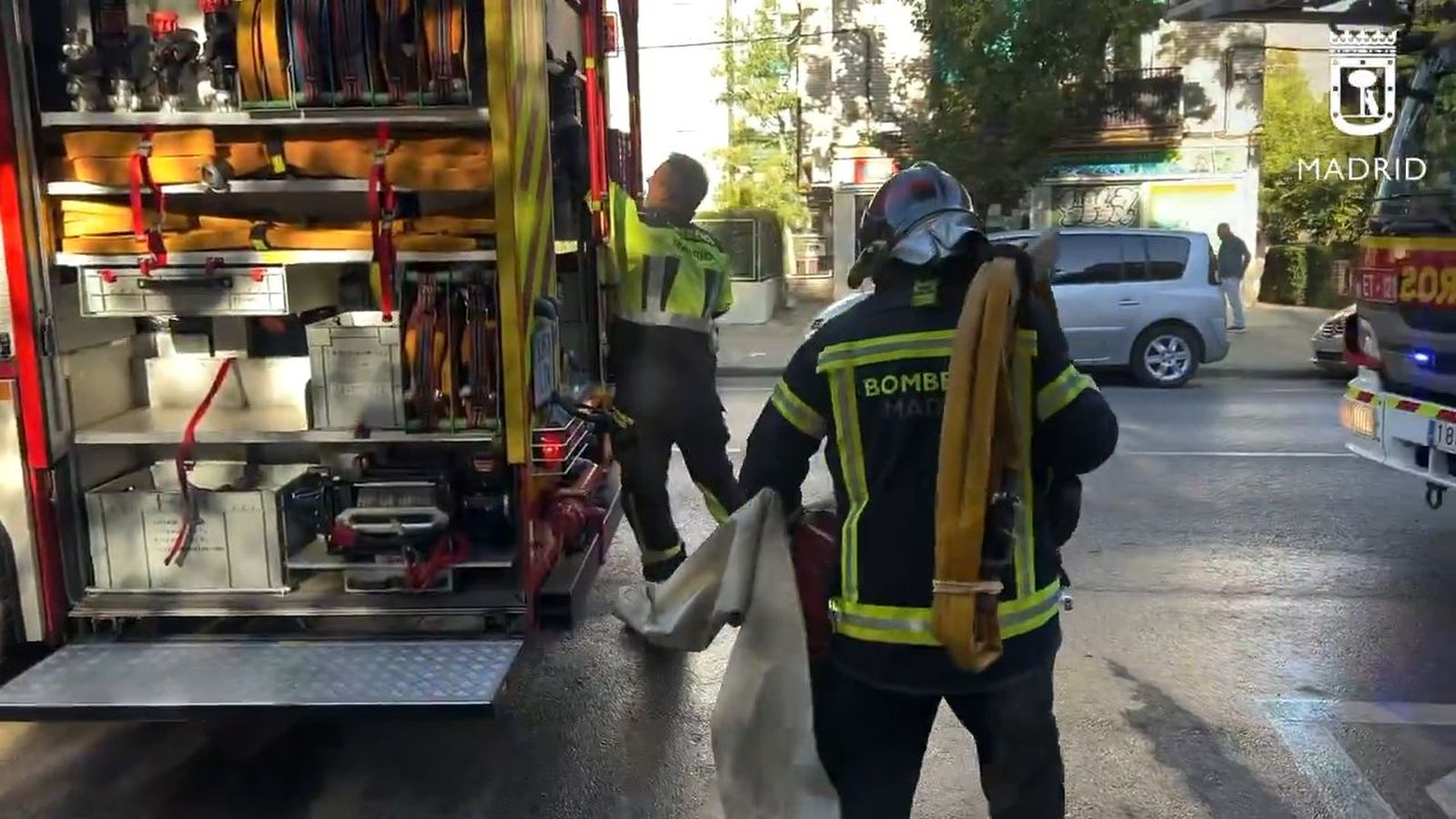 Dos heridos graves en un incendio de una vivienda en Latina