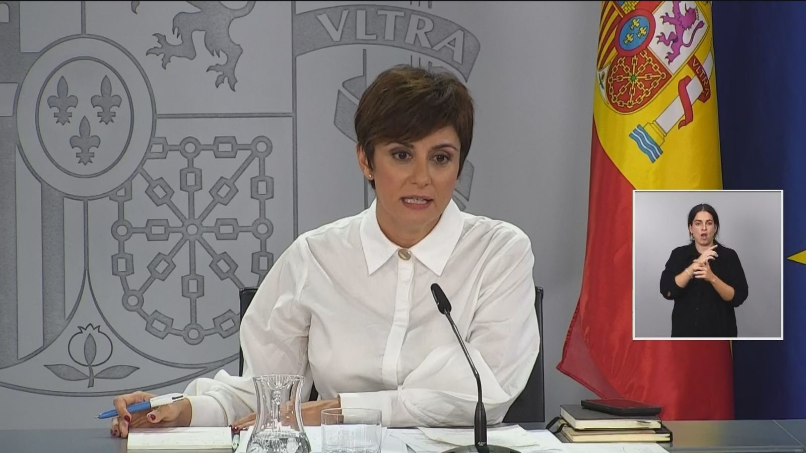 La portavoz del Gobierno, Isabel Rodríguez