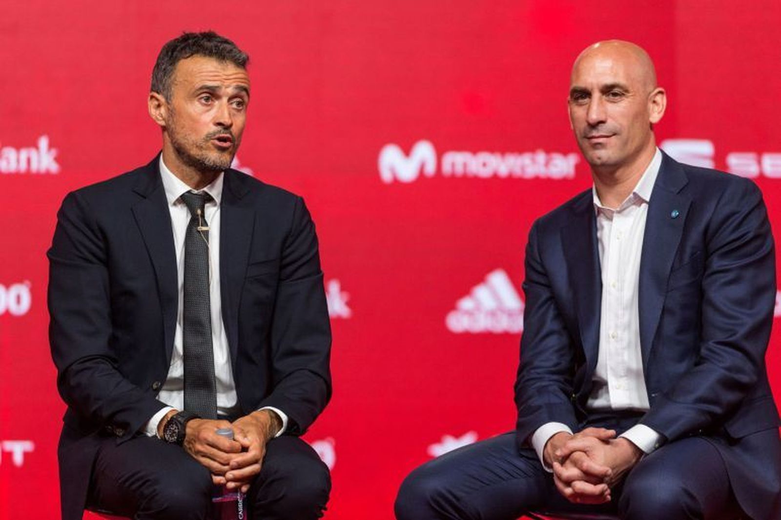 Luis Enrique y Luis Rubiales
