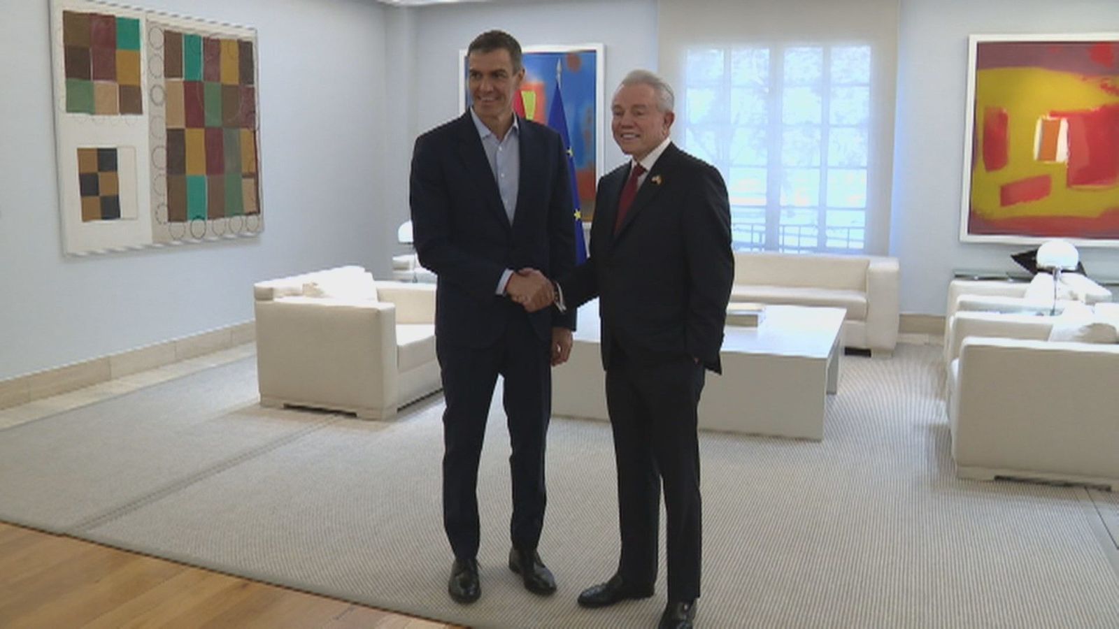 Sánchez traslada al embajador de EEUU su voluntad de fortalecer vínculos trasatlánticos