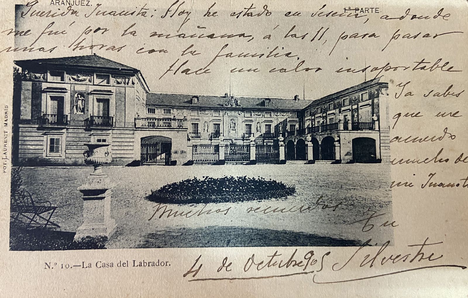 Postal antigua de Aranjuez