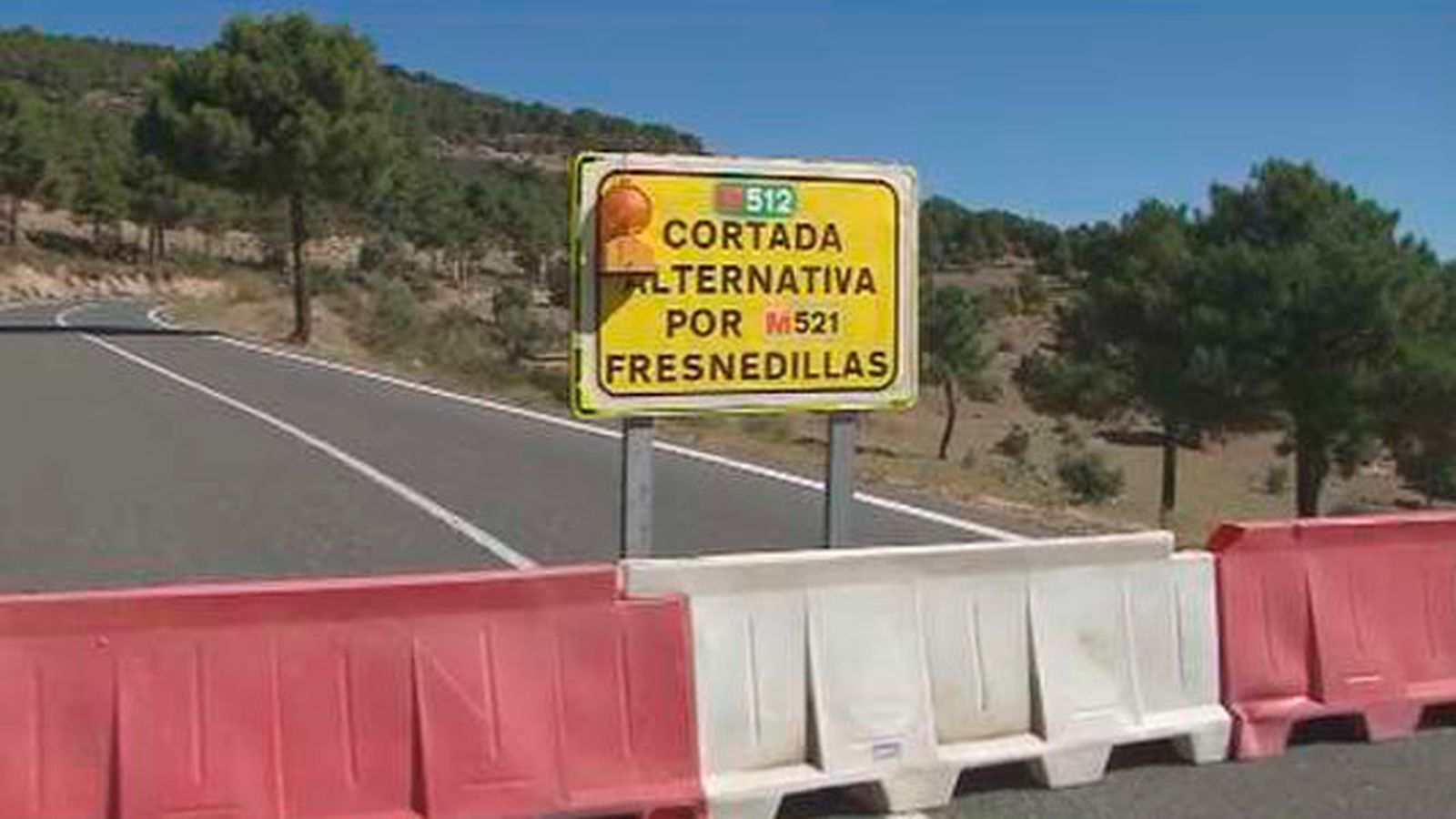 Obras en la M-512