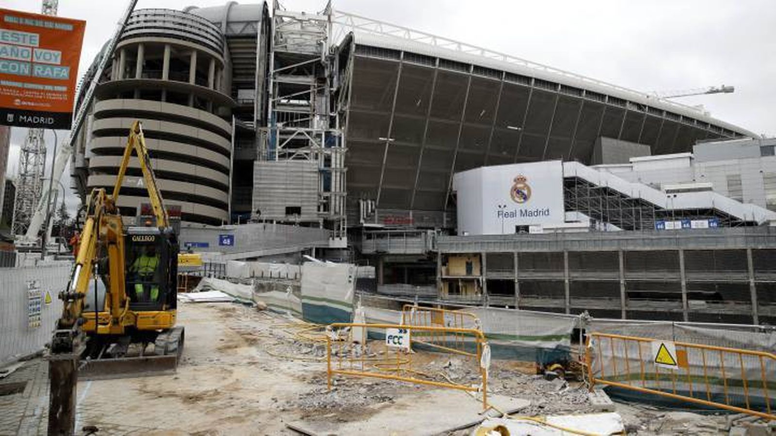 La remodelación del Santiago Bernabéu en tiempos de coronavirus