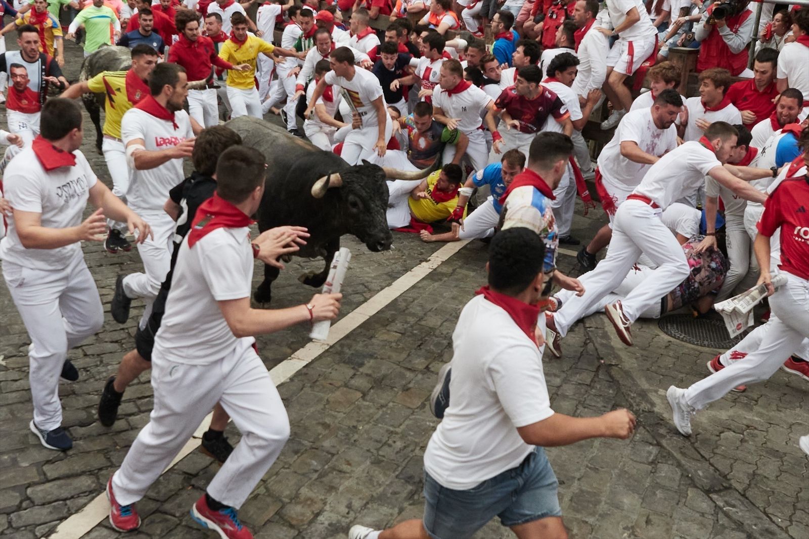 Último encierro Sanfermines 2025
