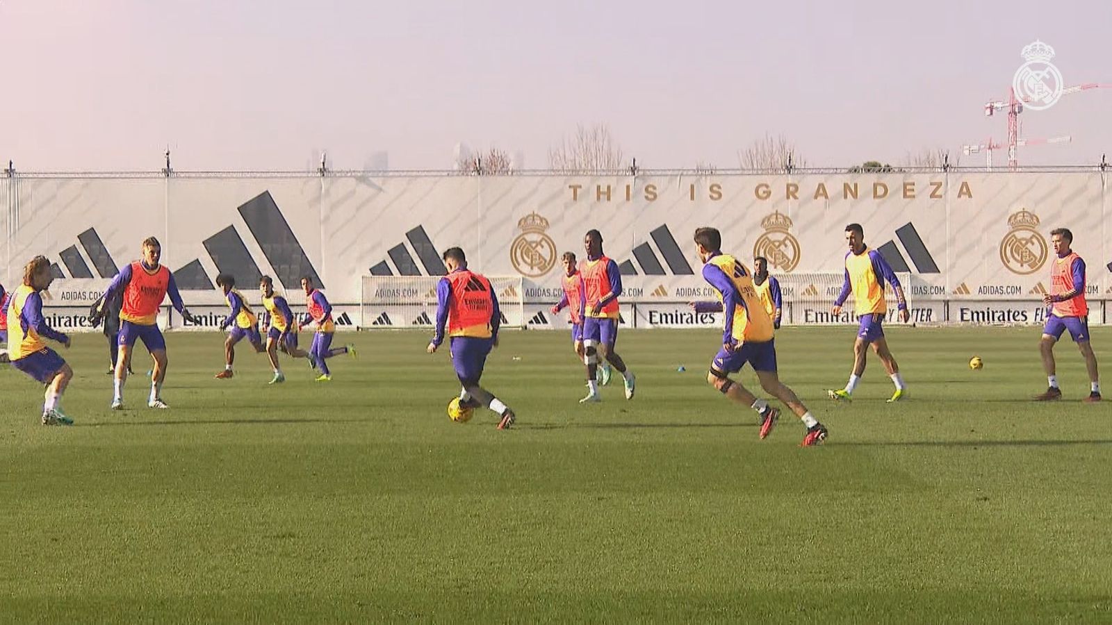 Primer entrenamiento del Real Madrid en 2024