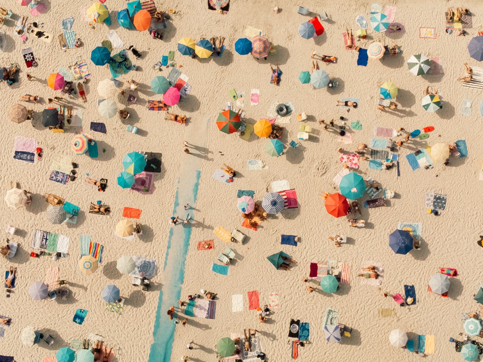 Verano en la playa de los Patos (Pontevedra)
