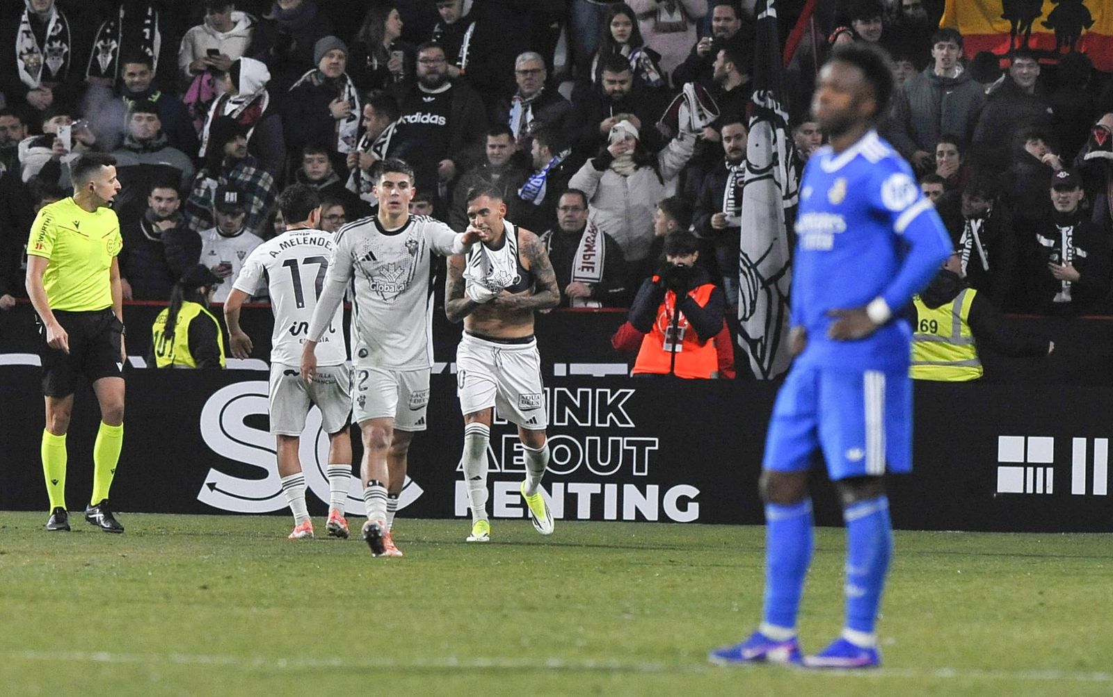 Vinicius ante el Albacete